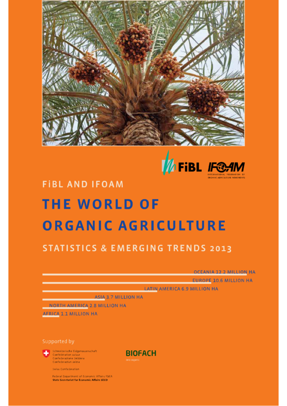 The World of Organic Agriculture 2013