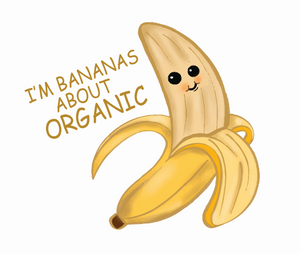 Organic Sticker - Banana