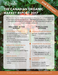The Canadian Organic Market Report 2017 Single-User Package (COTA MEMBER)