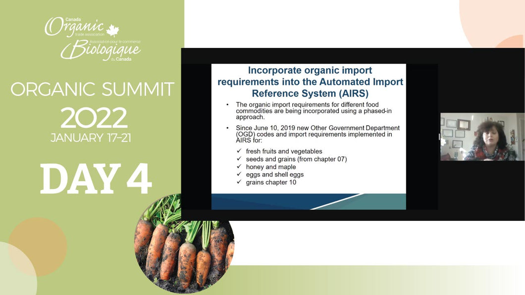 Day 4_Session 1 CFIA Canada Organic Regime Updates